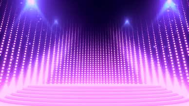 梦幻紫色粒子瀑布舞台大气特效背景视频的预览图
